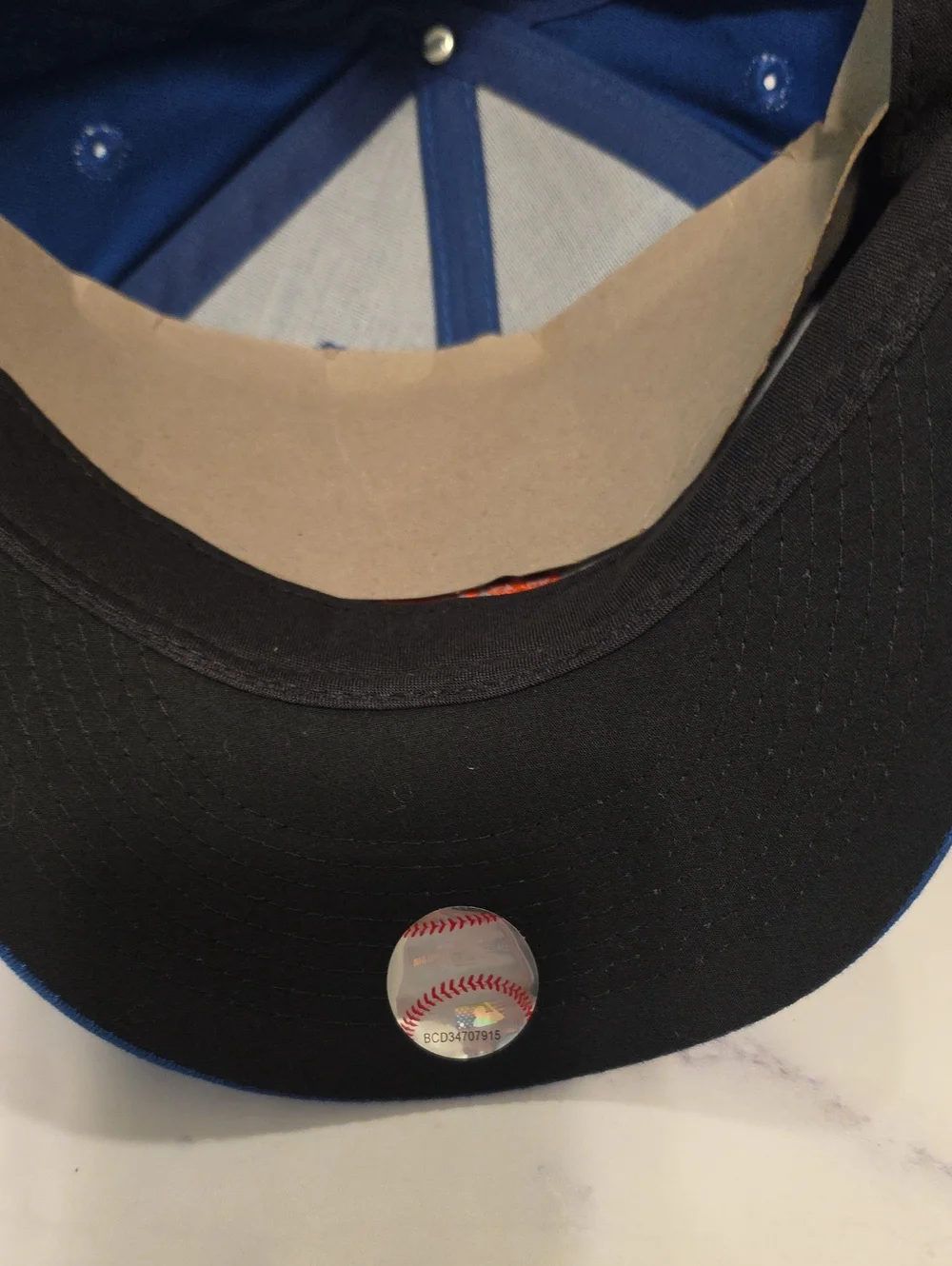 New York Mets Blue & Orange Baseball Cap Brand New
